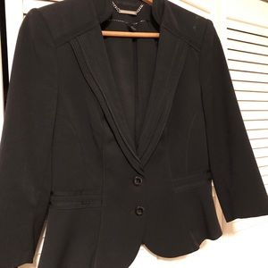 LIKE NEW WHBM black skirt suit